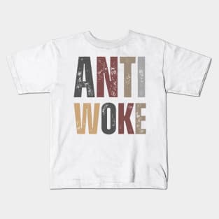 Anti Woke Kids T-Shirt